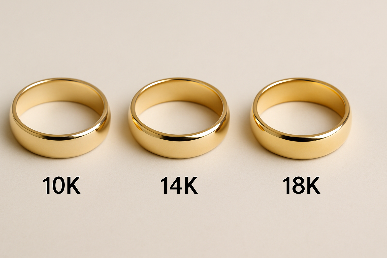 Or 10K vs 14K vs 18K : Quelle différence et lequel choisir ...